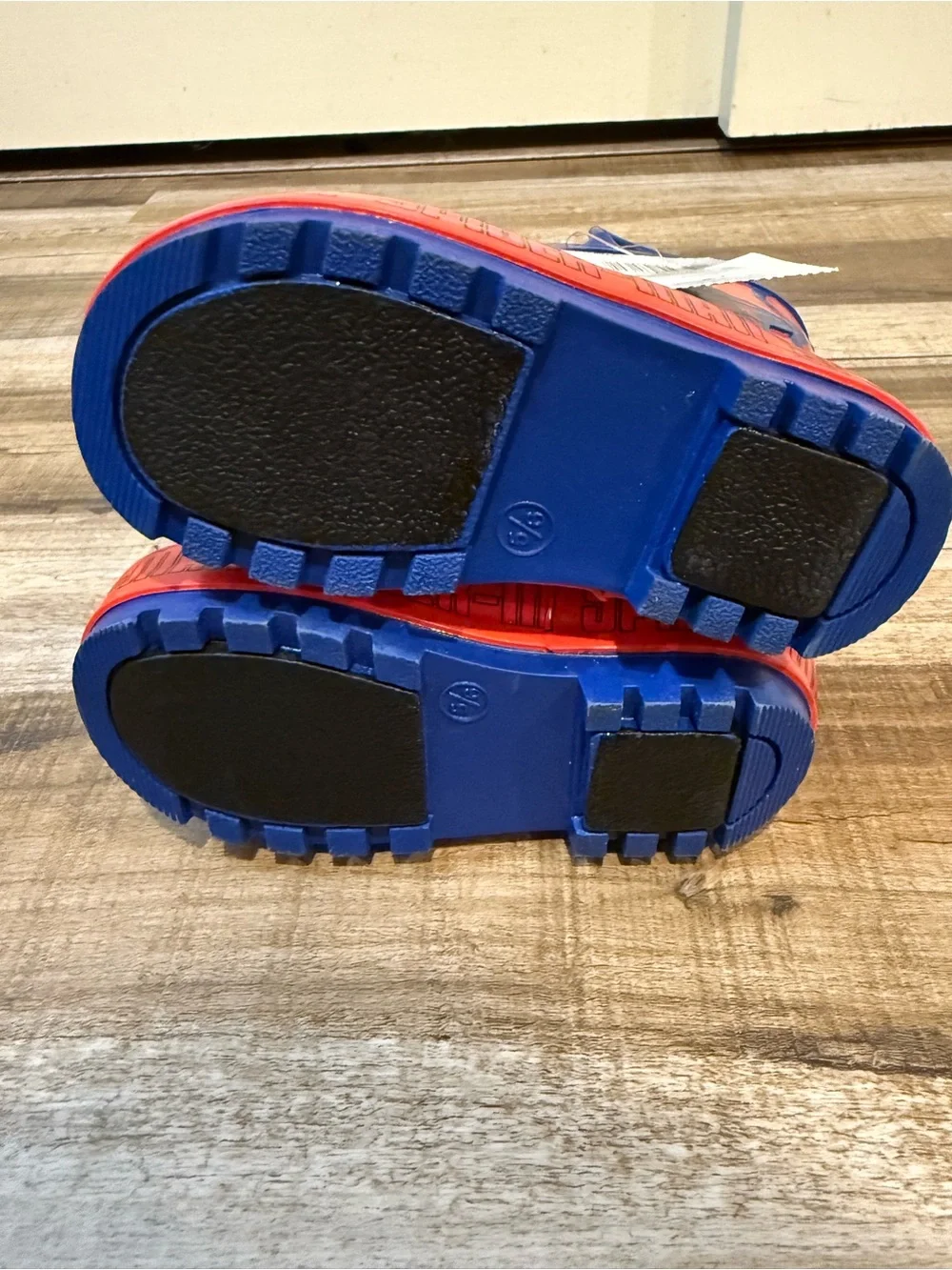 Spiderman rain boots